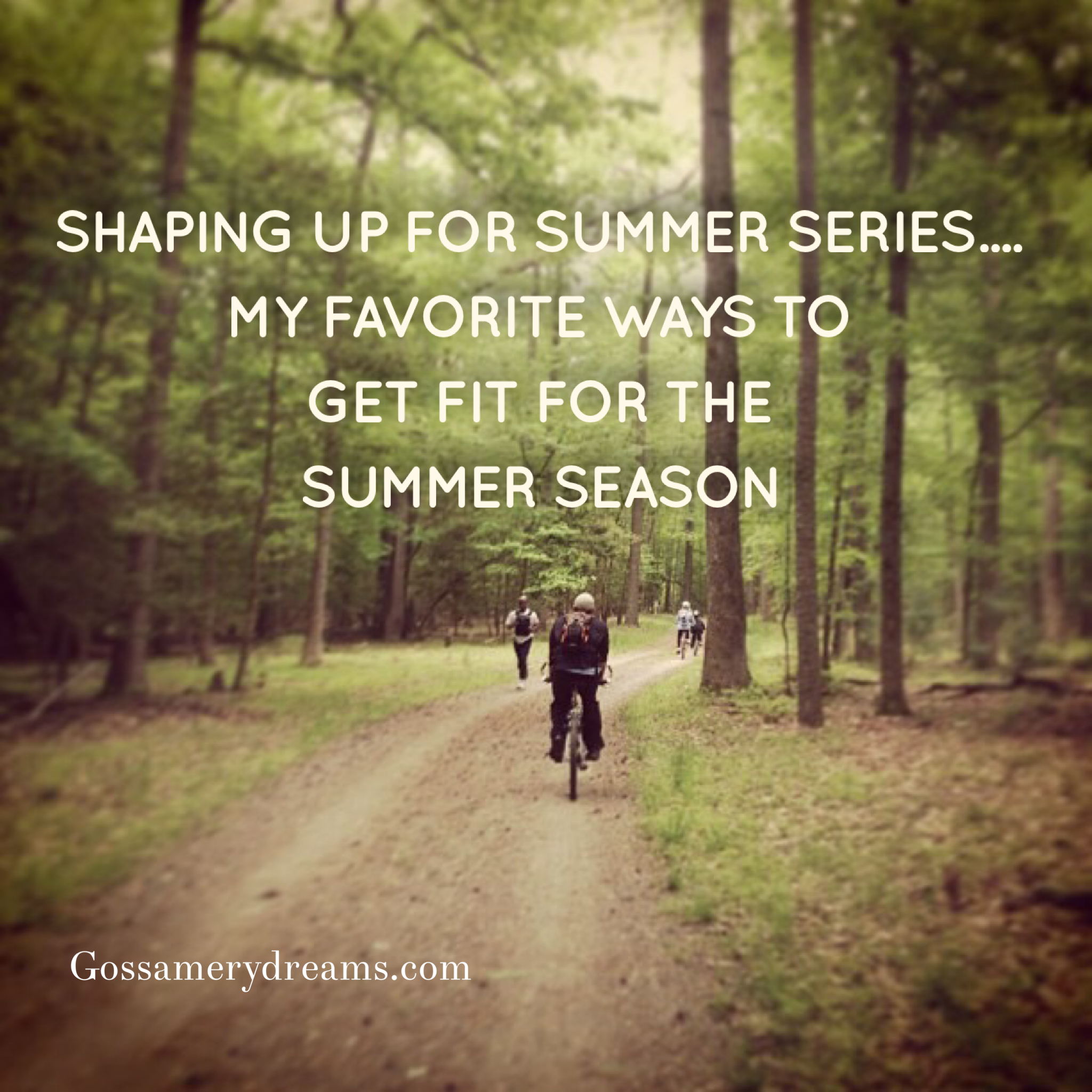 Shaping up for summer series! Come get fit with me! Visit www.gossamerydreams.com to learn more.