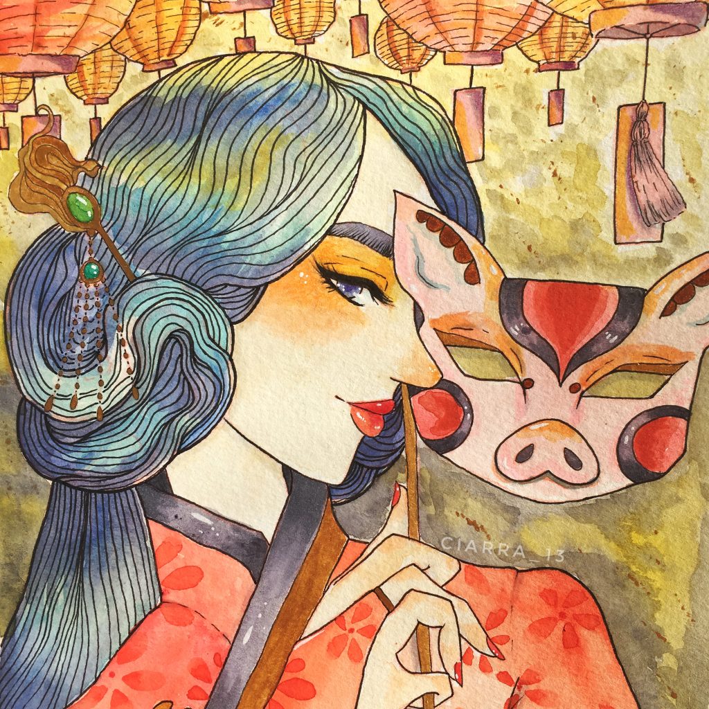 Year of the Pig! by Ciarra Stebbins (@ciarra_13). Find more at gossamerydreams.com