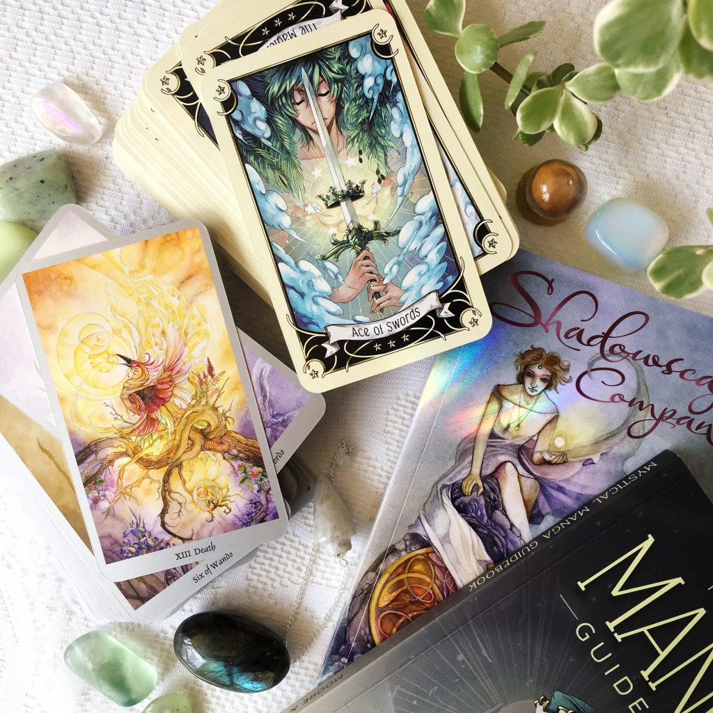 Shadowscapes + Mystical Manga tarot, find out more at gossamerydreams.com