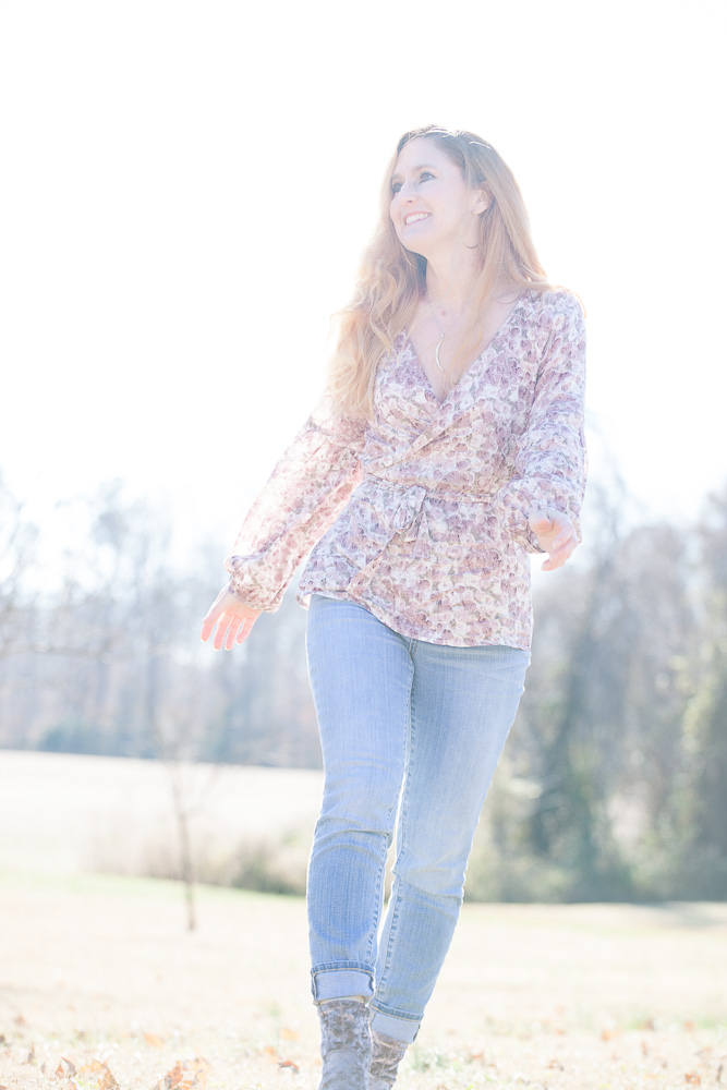 The “Free Spirit” Wrap blouse